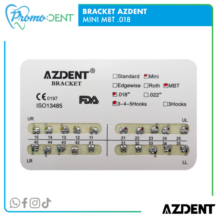 Brackets AZDENT Mini MBT 0.018