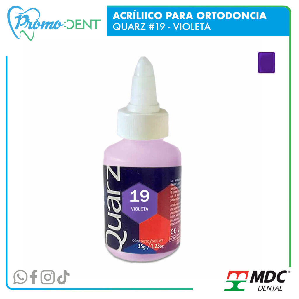 Acrílico para ortodoncia Quarz #19 Violeta