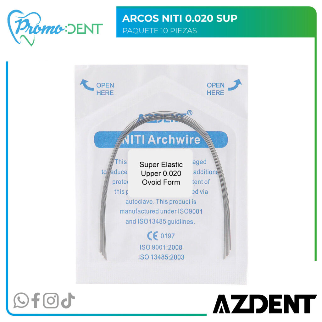 Arco NITI Súper Elástico 20 Superior