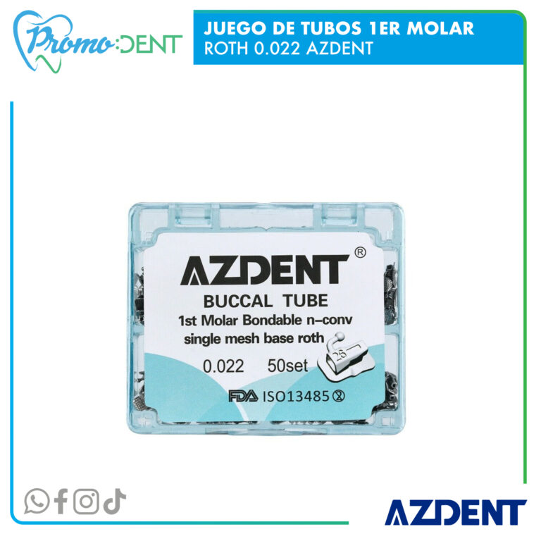 Juego de tubos para ortodoncia bondeables Roth 0.022